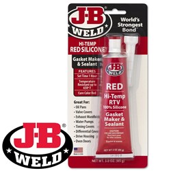 JB WELD HI TEMP RED SILICONE