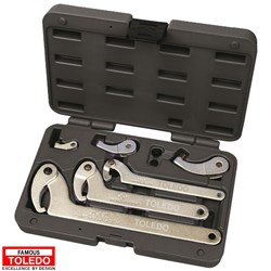 TOLEDO ADJUSTABLE WRENCH SET