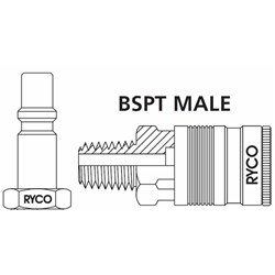 AIR COUPLING RYCO 300 SERIES M