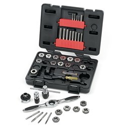 METRIC TAP & DIE SET 42 PIECE