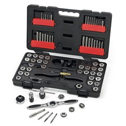 SAE-METRIC TAP & DIE SET 77 PC