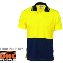 DNC FOOD INDUSTRY S/S POLO LRG