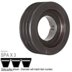 TAPER FIT PULLEY (1610)