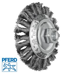 PFERD 100MM BEVEL WIRE BRUSH