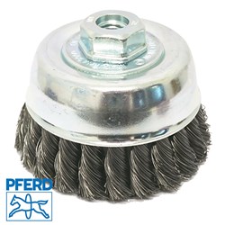 TWIST KNOT CUP BRUSH 100MM