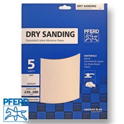 DRY SANDING PAPER 80 GRIT