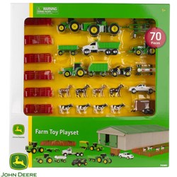 JOHN DEERE FARM TOY PLAYSET