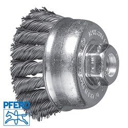 TWIST KNOT CUP BRUSH 65MM