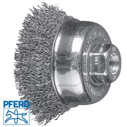 CRIMPED WIRE CUP BRUSH 75MM