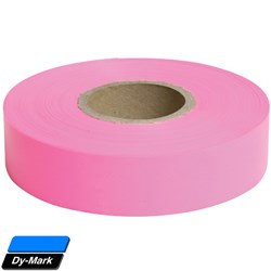 FLAGGING TAPE 25MM GLO PINK