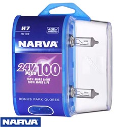 NARVA HALOGEN GLOBE H7 24V 70W