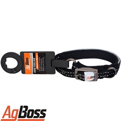 DOG COLLAR BLACK 15MM X 35CM