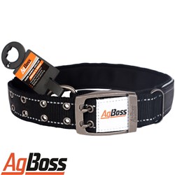 DOG COLLAR BLACK 40MM X 65CM