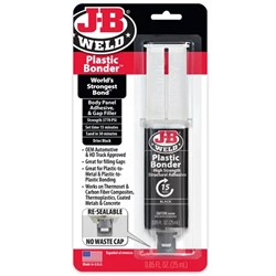 JB WELD PLASTIC BONDER BLACK