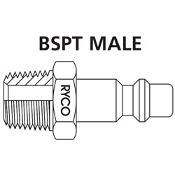 AIR NIPPLE RYCO 500 SERIES M