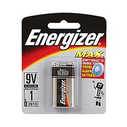 ENERGIZER MAX BATTERY 9V PK1