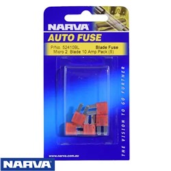 NARVA FUSE MICRO 2 BLADE 10AMP