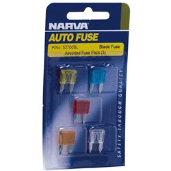 NARVA FUSE MINI BLADE MIX 5PK