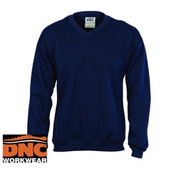DNC V-NECK NAVY JUMPER SML