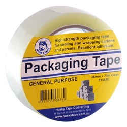 PACKING TAPE CLEAR 48MM X 75M