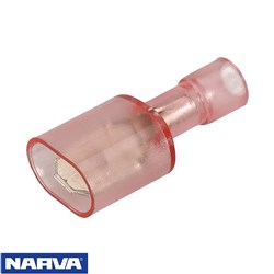 NARVA BLADE TERMINAL MALE RED