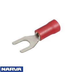 NARVA SPADE TERMINAL RED PK21