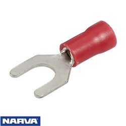 NARVA SPADE TERMINAL RED PK21