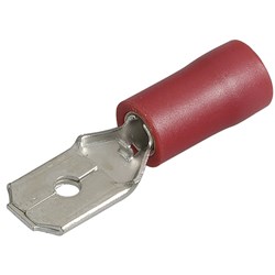 NARVA BLADE TERMINAL MALE RED