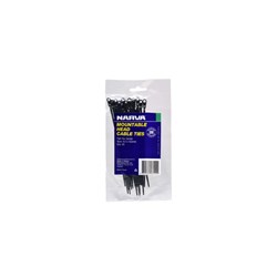 ZIP TIE BLACK 3.2X160MM PK25