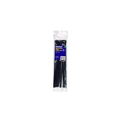ZIP TIE BLACK 7.6X385MM PK25