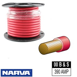 BATTERY CABLE RED 00 B&S