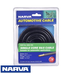 BATTERY CABLE BLACK 6B&S 7M