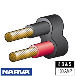 BATTERY CABLE TWIN 8B&S 30M