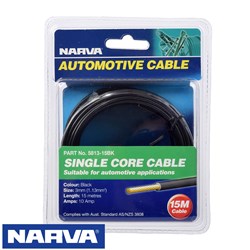NARVA 3MM CABLE BLACK 15M