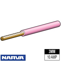 AUTOMOTIVE CABLE PINK 3MM 30M