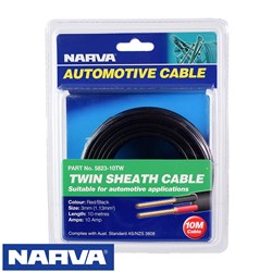 CABLE TWIN SHEATH 3MM 10M PK
