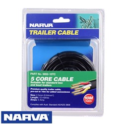 NARVA CABLE 5 CORE 2.5MMX10MTR
