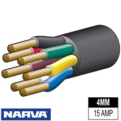 NARVA CABLE 7 CORE 4MMX30MTR