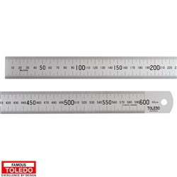 TOLEDO S/STEEL RULE 600MM