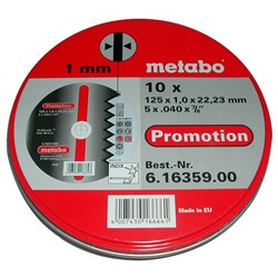 METABO CUT DISC 125MM STEEL