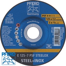 PFERD 115MM GRIND DISC INOX