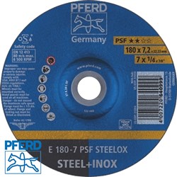 PFERD 178MM GRIND DISC INOX