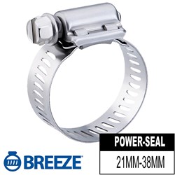 BREEZE HOSE CLAMP 21-38MM