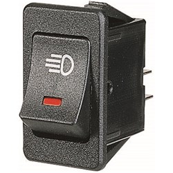 NARVA SWITCH ROCKER RED LED