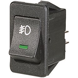 NARVA SWITCH ROCKER GREEN LED