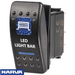 NARVA ROCKER SWITCH BLUE LED