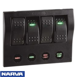 NARVA 4 WAY LED SWITCH PANEL