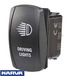 NARVA SEALD SWITCH ROCKER BLUE