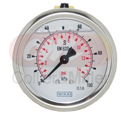 PRESSURE GAUGE 14.5PSI 63MM