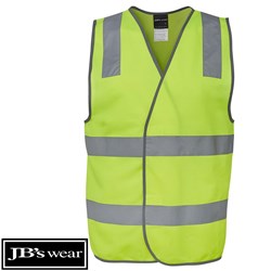 SAFETY VEST D/N LIME/YELL 4XL